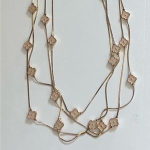 Rose gold necklace
